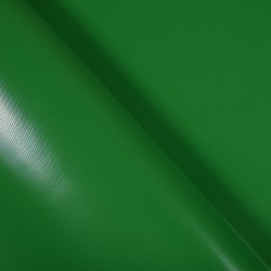 Ткань ПВХ 450 гр/м2, Зелёный (Ширина 160см), на отрез  в Уфе