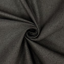 Ткань Рогожка (мебельная), цвет Тёмно-Серый (на отрез)  в Уфе