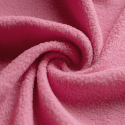 Флис Односторонний 130 гр/м2, цвет Розовый (на отрез)  в Уфе