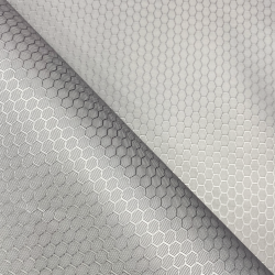 Ткань Оксфорд 300D PU Рип-Стоп СОТЫ, цвет Светло-Серый (на отрез)  в Уфе