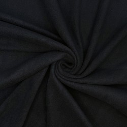 Флис Односторонний 130 гр/м2, цвет Черный (на отрез)  в Уфе