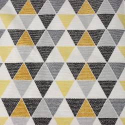Интерьерная ткань Дак (DUCK), принт &quot;Малые Треугольники&quot; (на отрез)  в Уфе