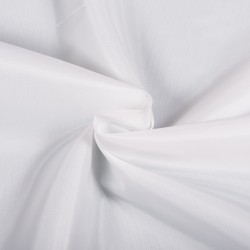 Ткань подкладочная Таффета 190Т, цвет Белый (на отрез)  в Уфе