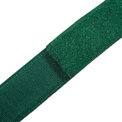 Контактная лента 40мм (38мм) цвет Зелёный (велькро-липучка, на отрез)  в Уфе