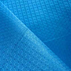 Ткань Оксфорд 300D PU Рип-Стоп СОТЫ, цвет Голубой (на отрез)  в Уфе