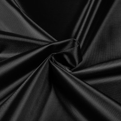 *Ткань Оксфорд 210D PU, цвет Черный (на отрез)  в Уфе