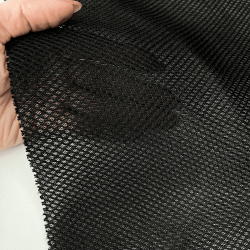 Сетка 3D трехслойная Air mesh 165 гр/м2, цвет Черный (на отрез)  в Уфе