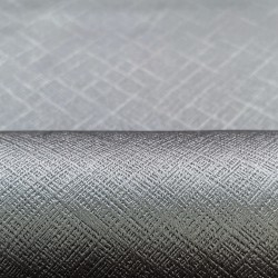 Ткань Блэкаут для штор светозатемняющая 100% &quot;Орнамент Серый&quot; (на отрез)  в Уфе